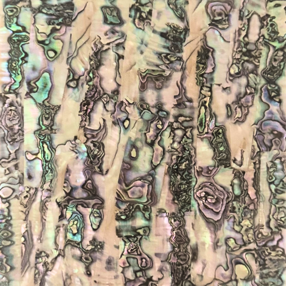 Abalone Green AB Heart Veneer, 5.5 @ seppleaf.com