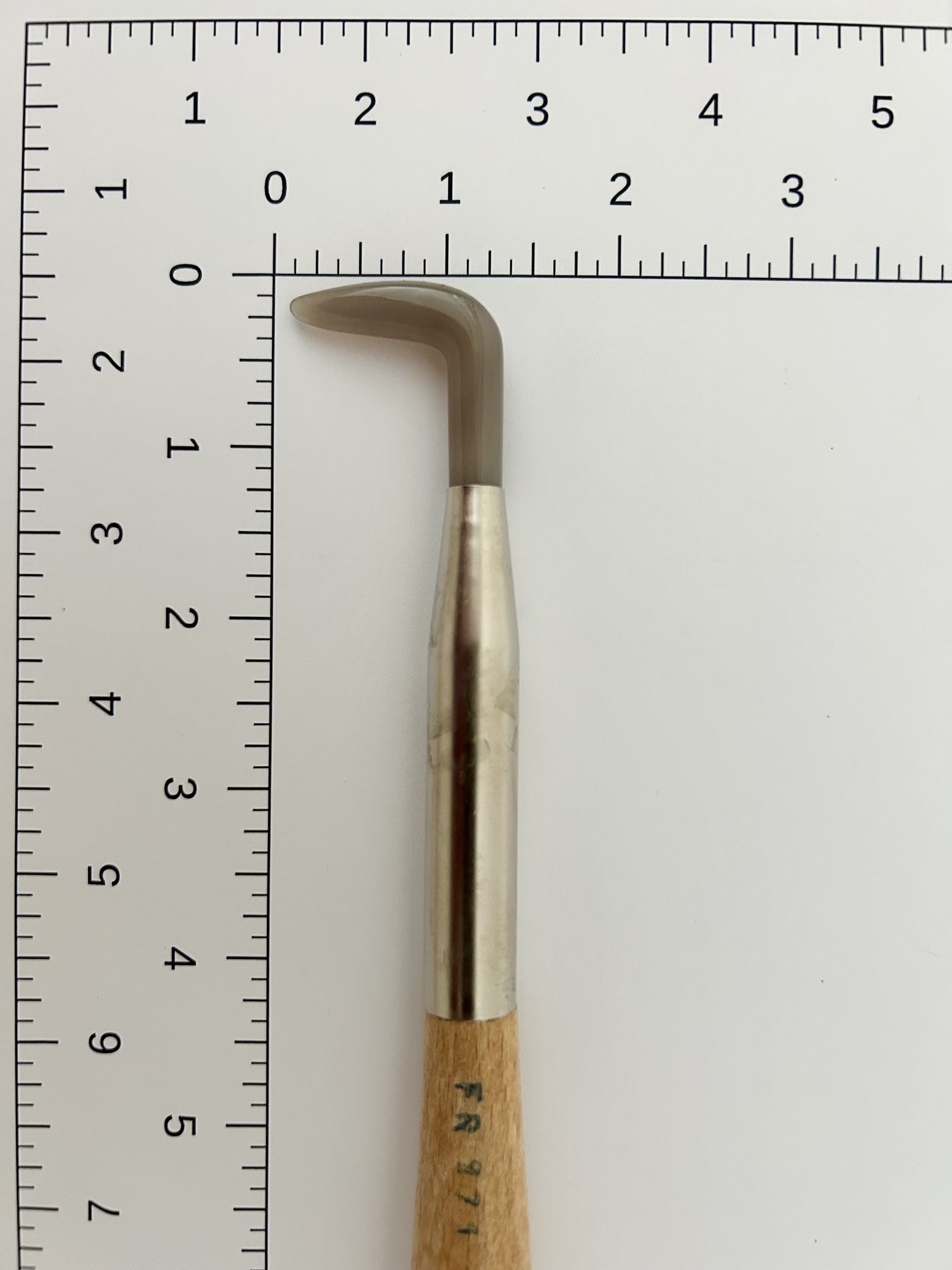 Agate stone burnisher, FR271 @ seppleaf.com @ seppleaf.com