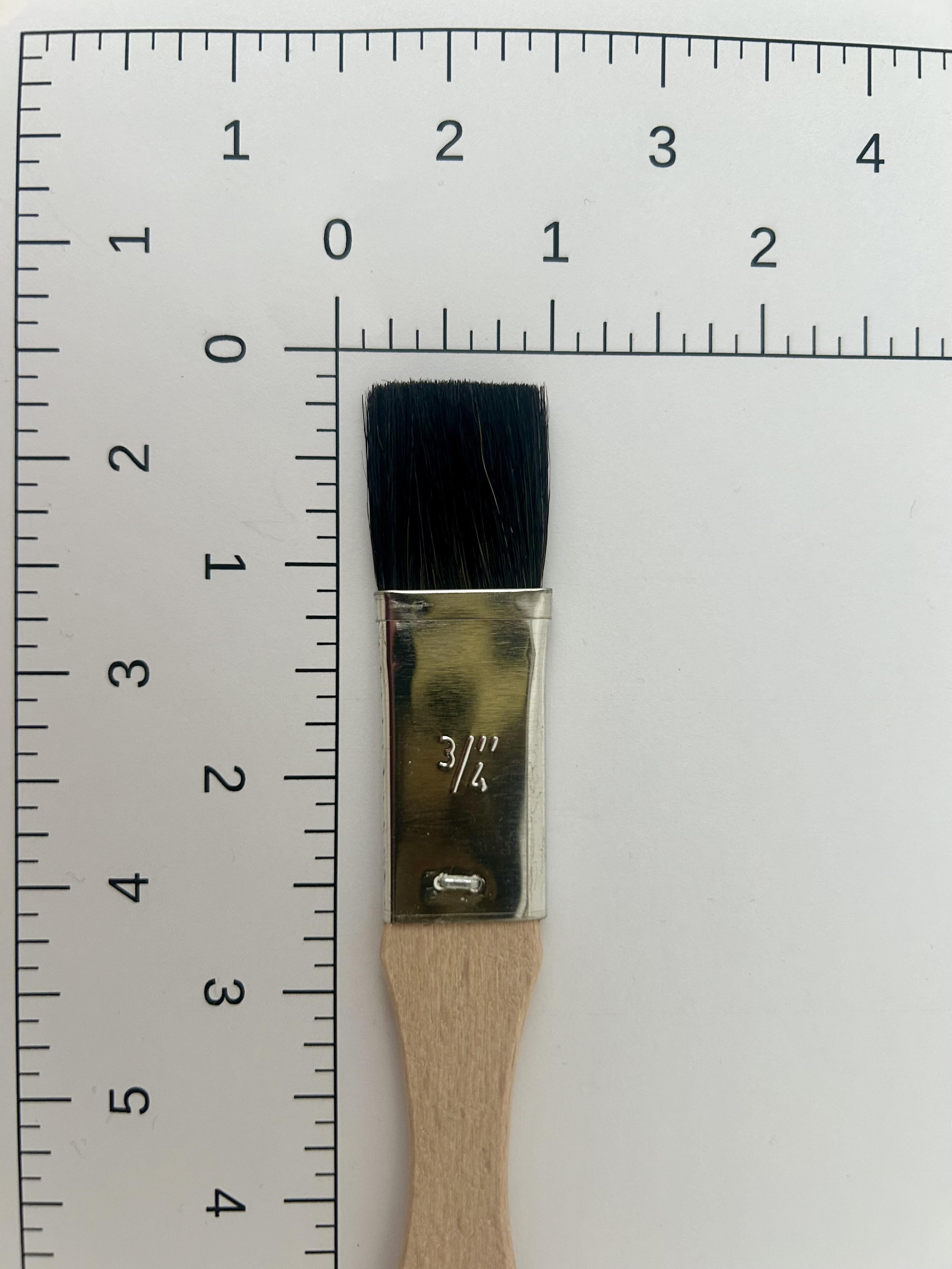 Flat Brush, 3/4" Soft Goat<br /><small>FLAT BRUSH, 3/4" Soft Goat GER</small>