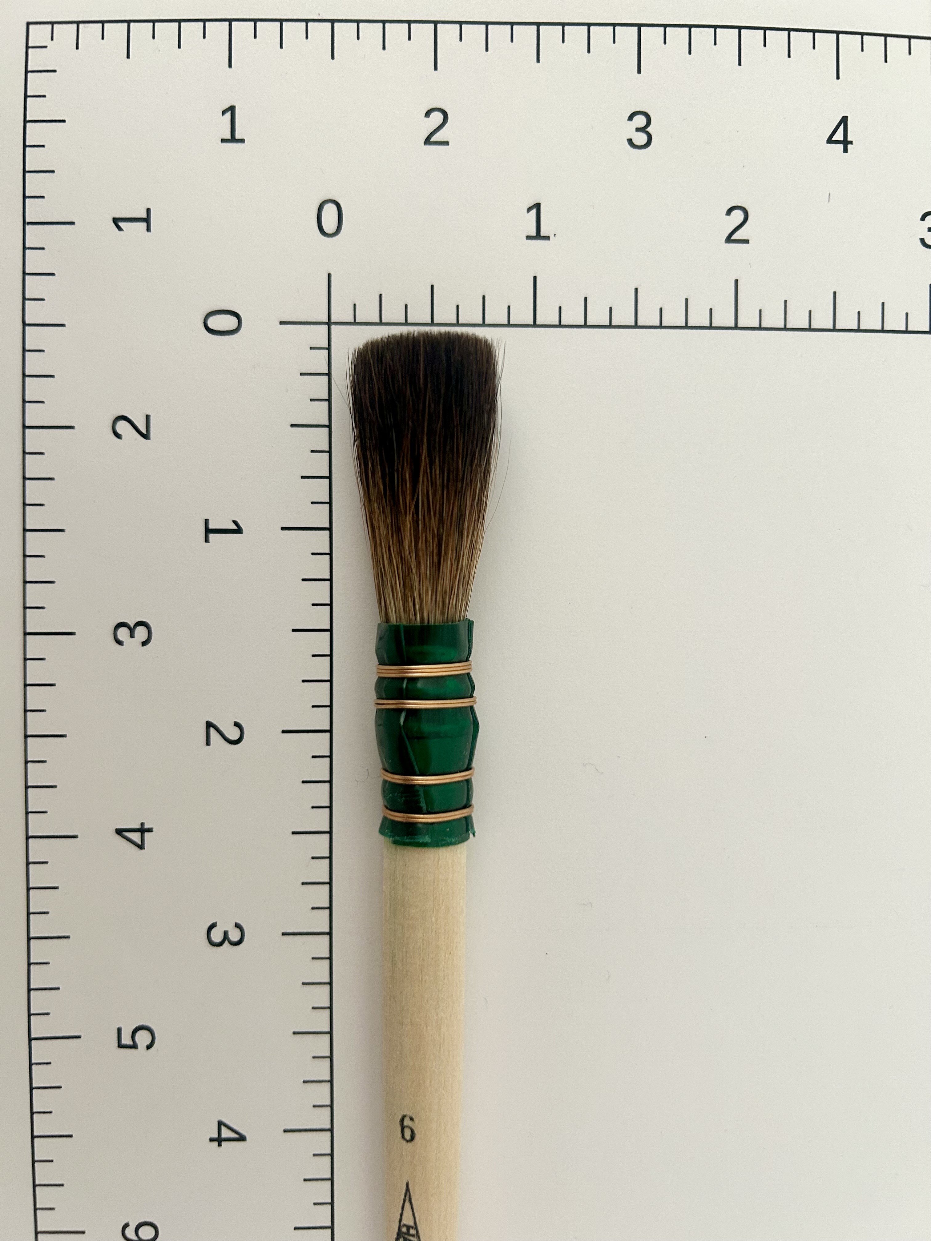 Gilder's Mop, 10mm # 6 Pure Squirrel, Square<br /><small>GILDERS MOP, 10mm # 6 Pure Squirl. Square GER</small>