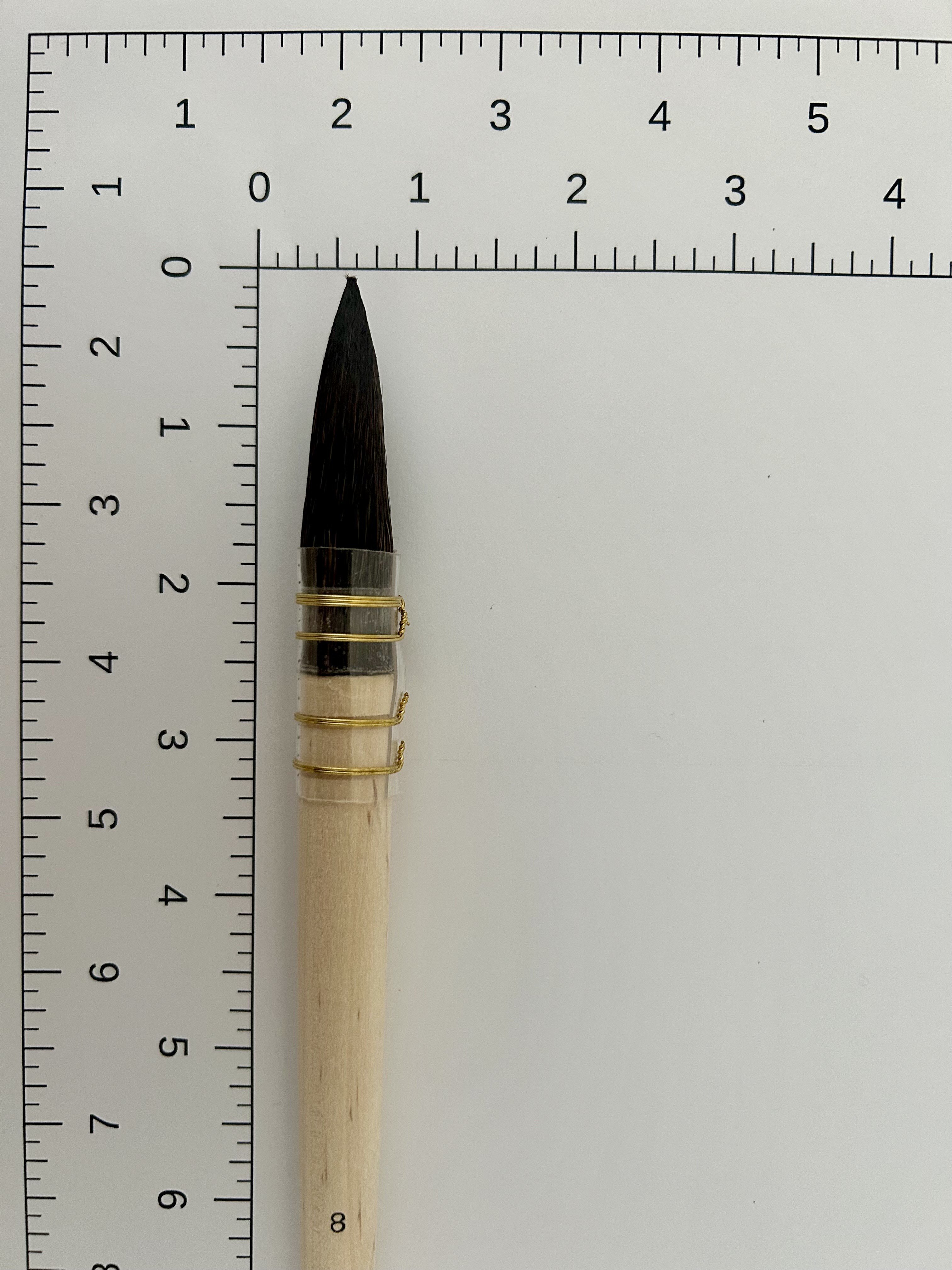 Gilder's Mop, 14mm # 8 Pure Squirrel, Oval<br /><small>GILDERS MOP, 14mm # 8 Pure Squirrel, Oval GER</small>