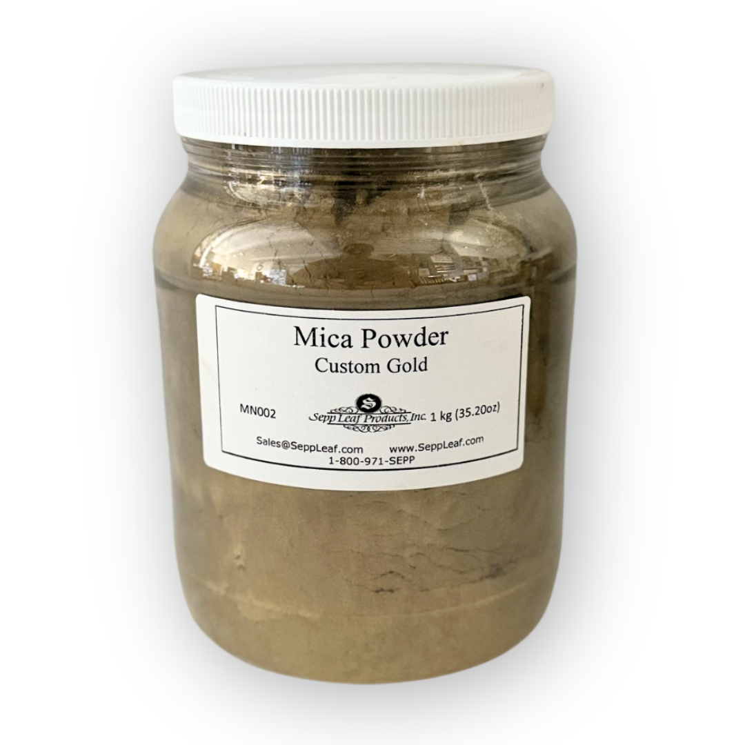 Mica Powder, Custom Gold, 5kg @ seppleaf.com @ seppleaf.com