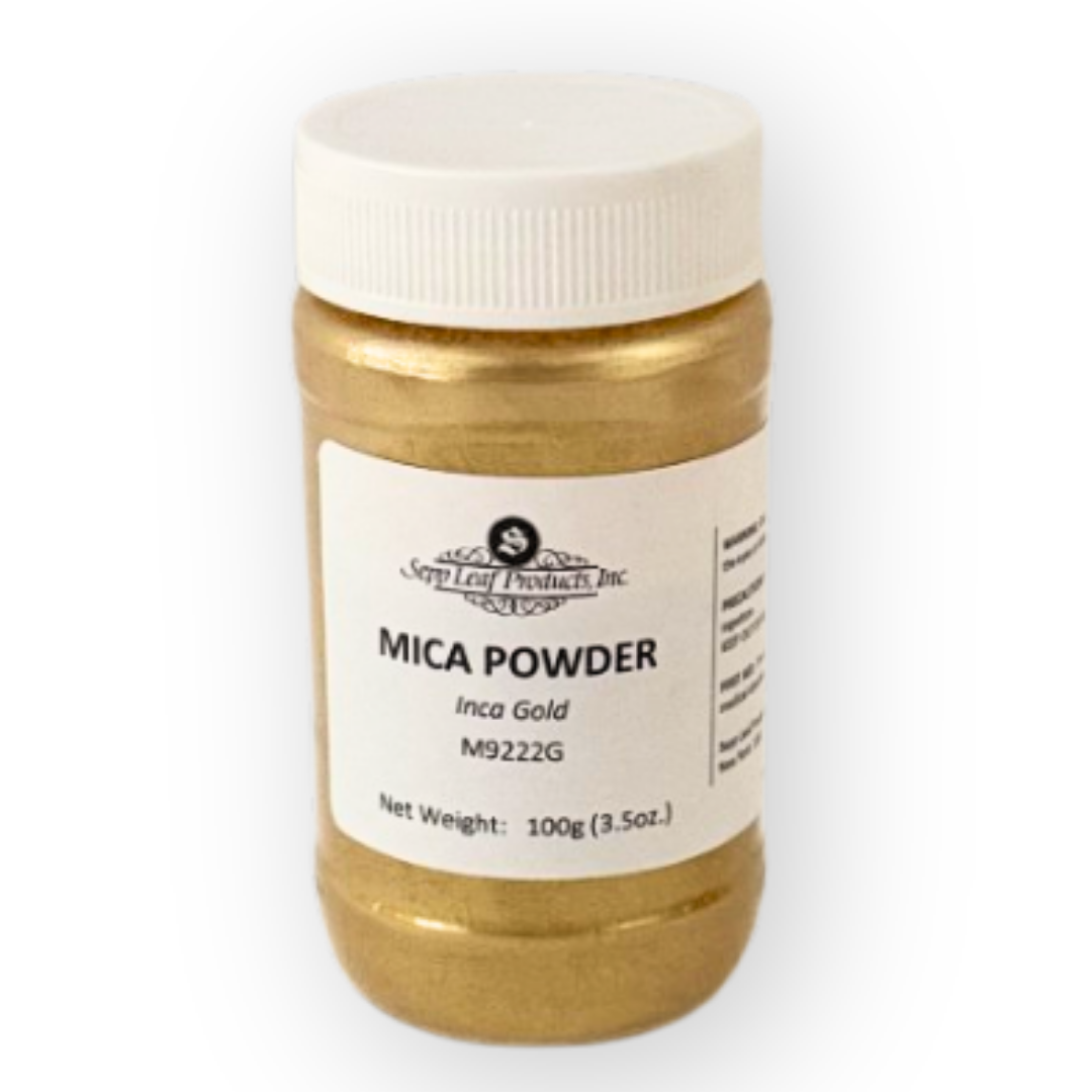 Mica Powder, Inca Gold, 100gm @ seppleaf.com @ seppleaf.com