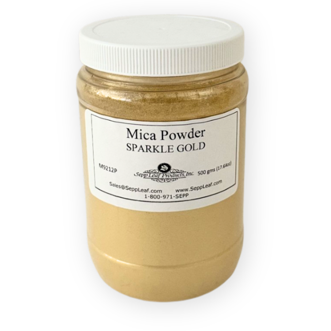 Mica Powder, Sparkle Gold, 500gm @ seppleaf.com @ seppleaf.com
