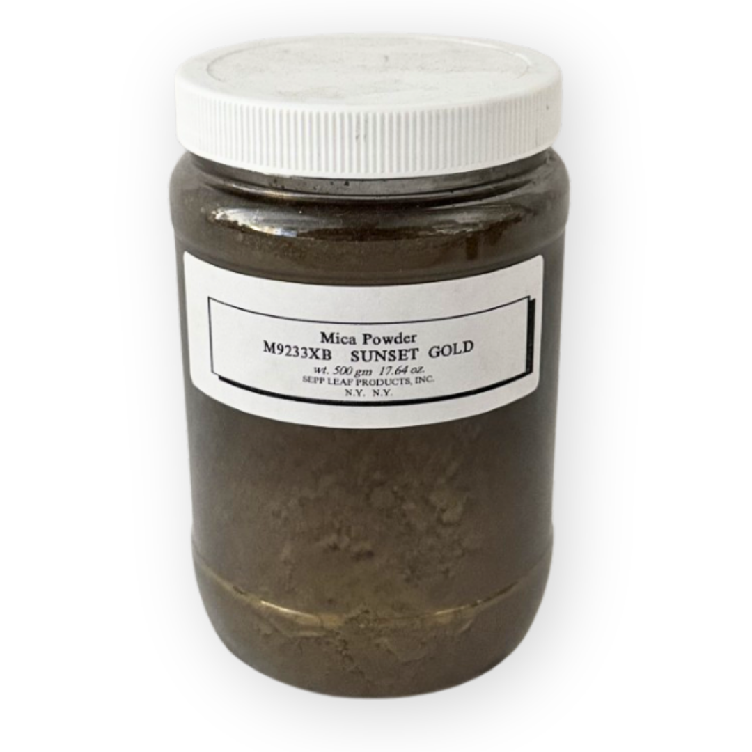 Mica Powder, Sunset Gold, 500gm @ seppleaf.com @ seppleaf.com